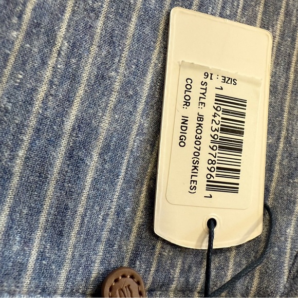 Jonnie-O 1/4 Zip Striped Pull Over - Picture 8 of 8